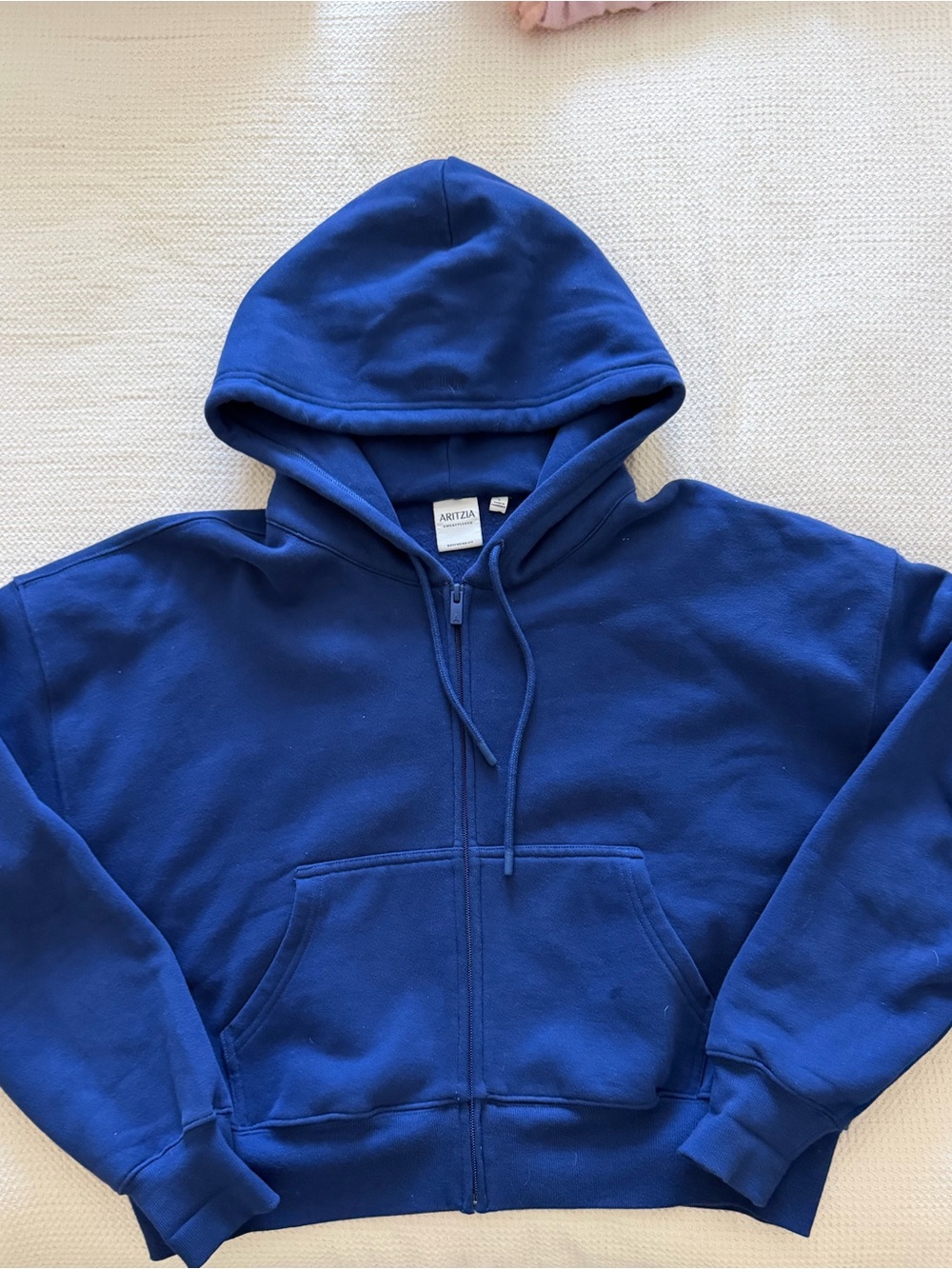 Aritzia Cozy Sweatfleece Boyfriend Boxy Zip Hoodie